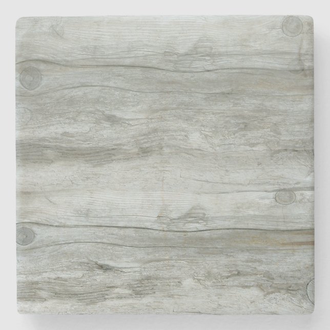 Posavasos De Piedra Textura natural del fondo del Driftwood (Anverso)