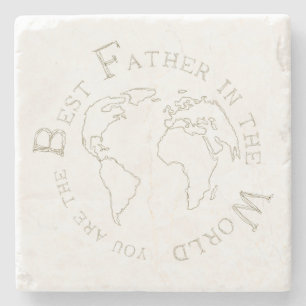 Posavasos De Piedra The best father in the world