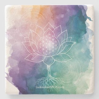 Posavasos De Piedra The Living Blueprint Stone Coaster