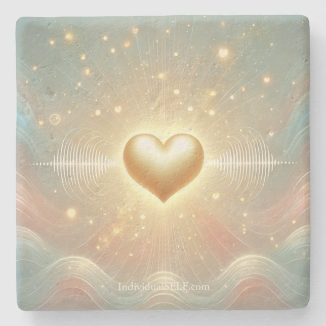 Posavasos De Piedra The Living Blueprint Stone Coaster (Anverso)