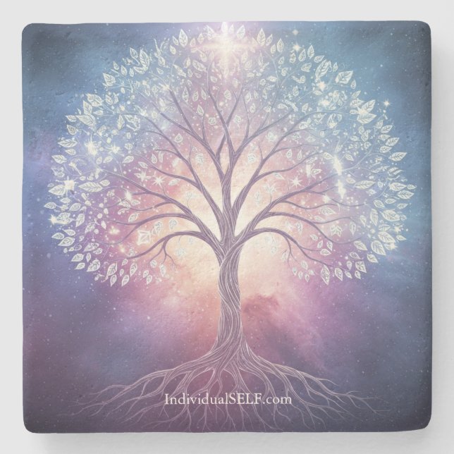 Posavasos De Piedra The Living Blueprint Stone Coaster (Anverso)