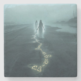 Posavasos De Piedra The Meeting on the Misty Shore