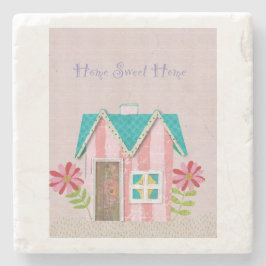 Posavasos De Piedra The Signature Whimsy (Pink & Teal)