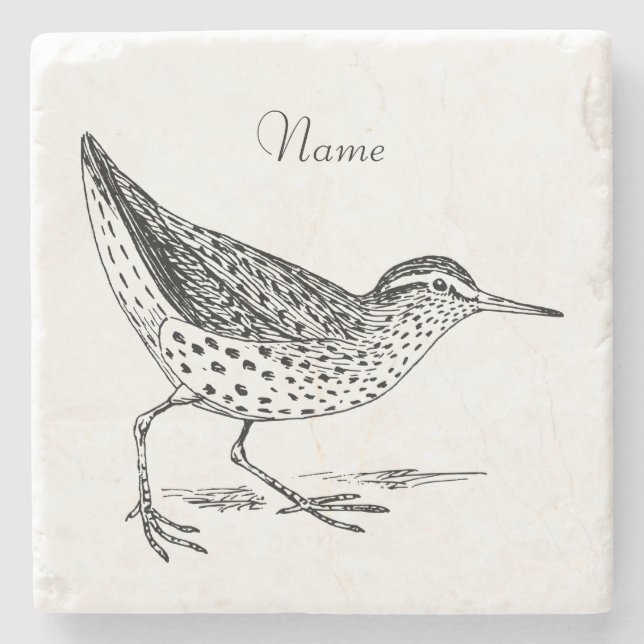 Posavasos De Piedra Thunder_Cove de Sandpiper (Anverso)
