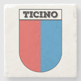 Posavasos De Piedra Ticino, escudo de armas. Cantones de Suiza