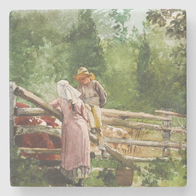 Posavasos De Piedra Tiempo de alimentación (Anverso)