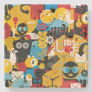 Posavasos De Piedra Tiempo de verano