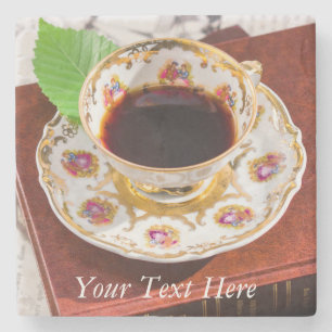 Posavasos De Piedra Tiempo para el diseño del té
