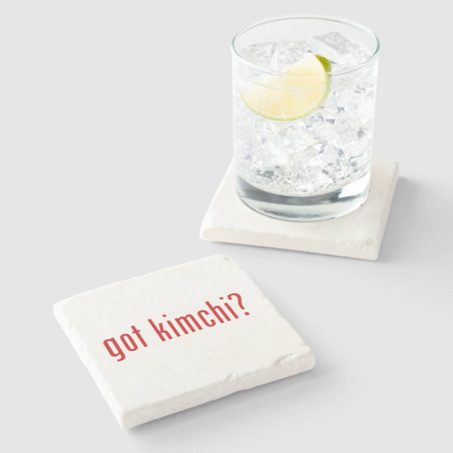 Posavasos De Piedra ¿tiene kimchi? (Lateral)