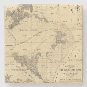 Posavasos De Piedra Tierras del saladar y de la marea