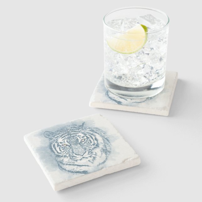 Posavasos De Piedra tigre (Lateral)