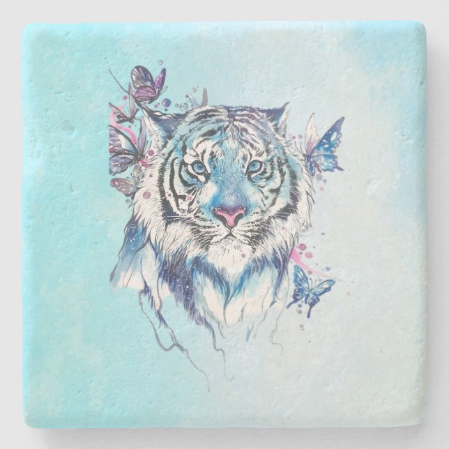 Posavasos De Piedra Tigre (Anverso)