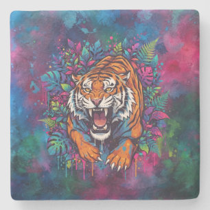 Posavasos De Piedra Tigre