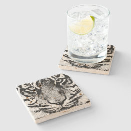 Posavasos De Piedra Tigre