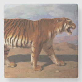Posavasos De Piedra Tigre aletargado (por Rosa Bonheur)