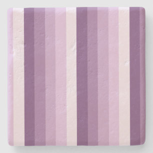 Posavasos De Piedra Tiras de sombra púrpura de ciruela