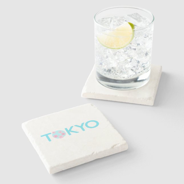 Posavasos De Piedra Tokyo Stone Coaster (Lateral)