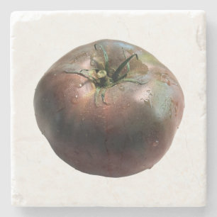 Posavasos De Piedra Tomate de Mercado Agricola Reposa Piedra