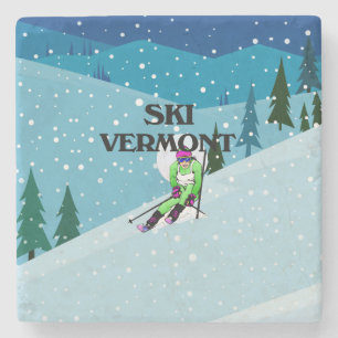 Posavasos De Piedra TOP Ski Vermont