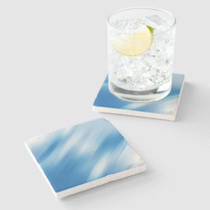 Posavasos De Piedra Topacio azul