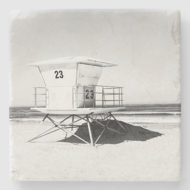 Posavasos De Piedra Torre 23 escayola de piedra (Anverso)