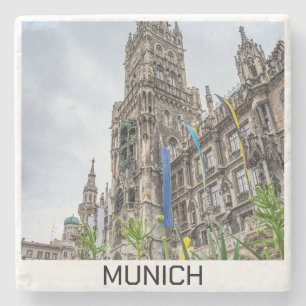 Posavasos De Piedra Torre del Ayuntamiento de Múnich, Alemania