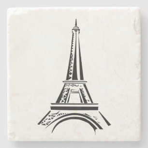 Posavasos De Piedra Torre Eiffel