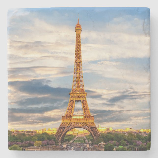 Posavasos De Piedra Torre París/Eiffel (Anverso)