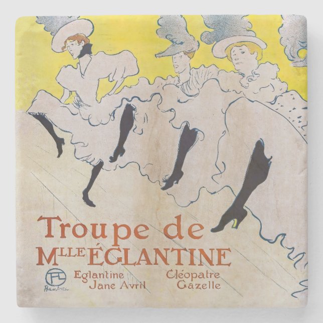 Posavasos De Piedra Toulouse-Lautrec - Troupe de Mlle Eglantine (Anverso)