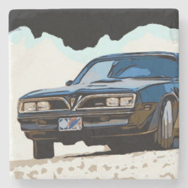 POSAVASOS DE PIEDRA TRANS AM DE 1977