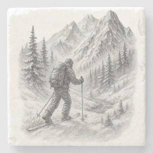 Posavasos De Piedra Trekking con esquís por la naturaleza Piedra Coast