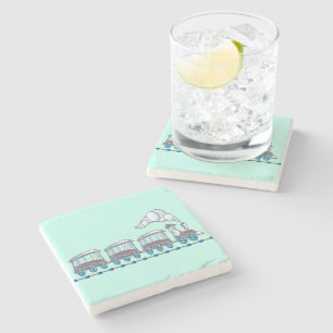 Posavasos De Piedra Tren de juguete