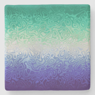 Posavasos De Piedra Trippy Ripply Funky Boho MLM Hombres que Aman a Ho