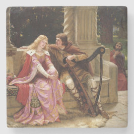 Posavasos De Piedra Tristan and Isolde (Romance medieval)
