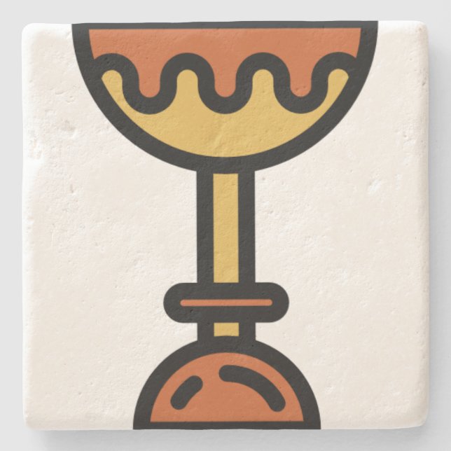 Posavasos De Piedra trofeo (Anverso)