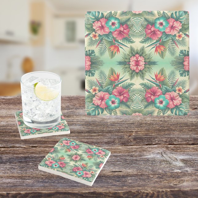 Posavasos De Piedra Trópicos Brillantes (Subido por el creador)