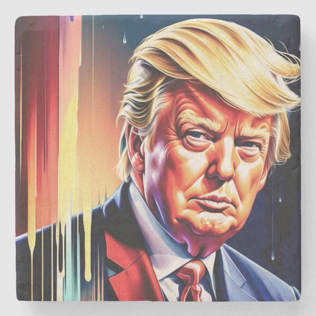 Posavasos De Piedra Trump (Anverso)