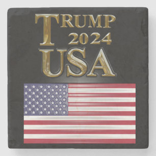POSAVASOS DE PIEDRA TRUMP 2024