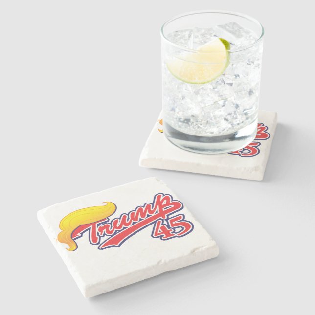 Posavasos De Piedra Trump 45 (Lateral)