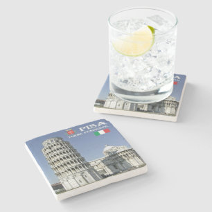 Posavasos De Piedra TSC096 LEANING TOWER of PISA, Toscana,