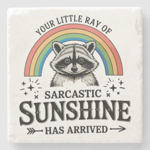 Posavasos De Piedra Tu Pequeño Rayo De Sol Sarcástico Sarcástico