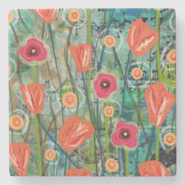 Posavasos De Piedra Tulip Tango - Arte floral inspirado en la naturale