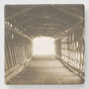 Posavasos De Piedra Túnel de luz