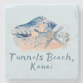Posavasos De Piedra Tunnels Beach Kauai Conchas