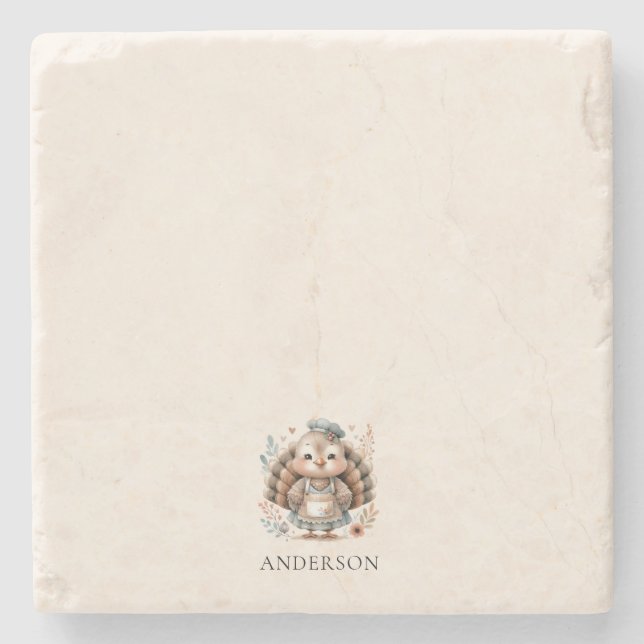 Posavasos De Piedra Turquía Añadir nombre (Anverso)