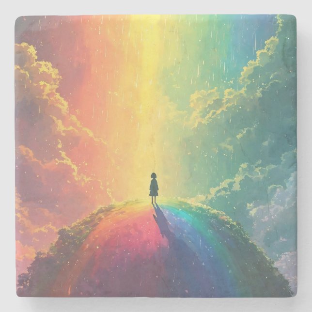 Posavasos De Piedra Un hermoso sueño (Anverso)