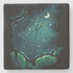 Posavasos De Piedra Un salto sobre la luna