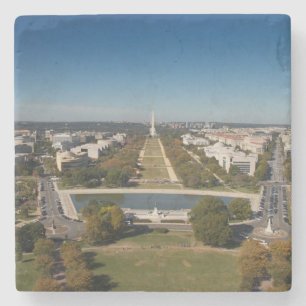 Posavasos De Piedra Una opinión del paisaje del Washington DC