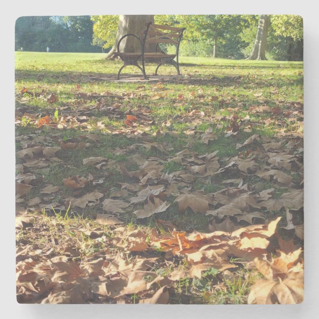 Posavasos De Piedra Una parada tranquila (Anverso)