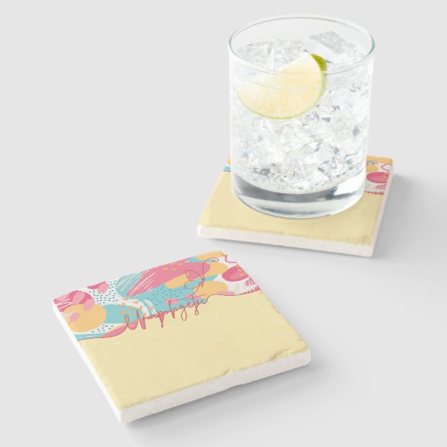 Posavasos De Piedra Unapologetic Bold Feminine Statement (Lateral)